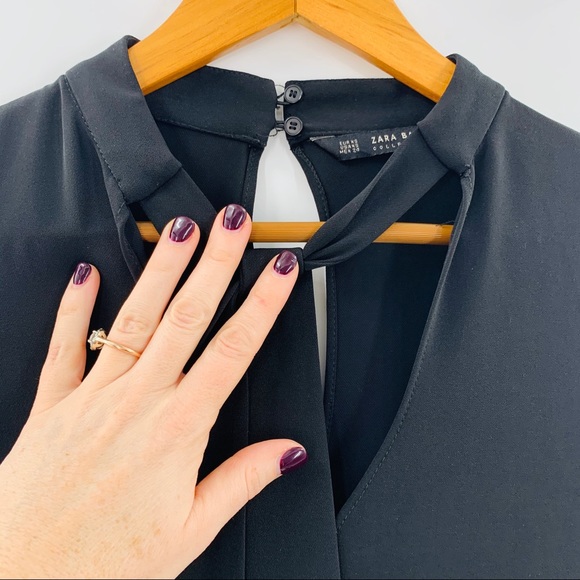 Zara Black Shorts Romper | XS - Picture 4 of 5